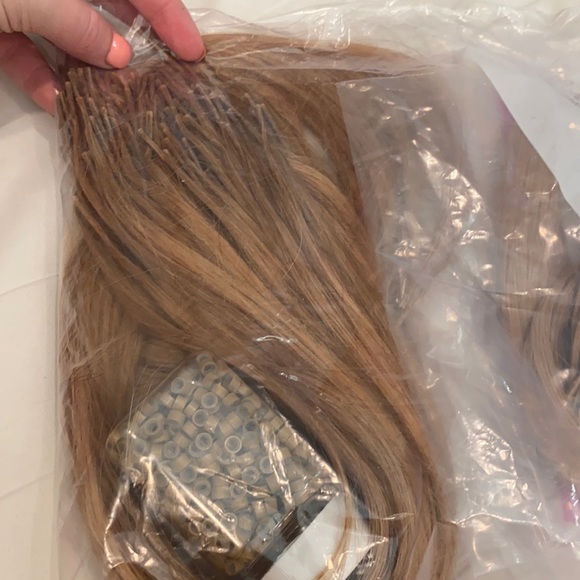 Bead in hair extensions